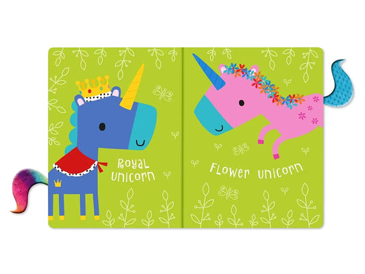 Soft Sensory Unicorn Book - US 5524