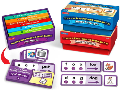 Touch & Read Phonics Word Match - Complete Set - US 5437