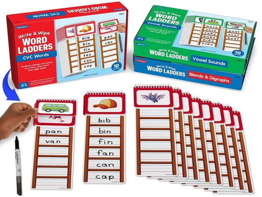 Write & Wipe Word Ladders - Complete Set - US 5530