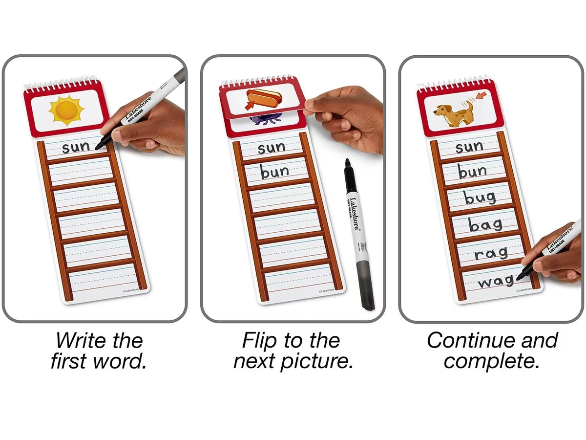 Write & Wipe Word Ladders - Complete Set - US 5530
