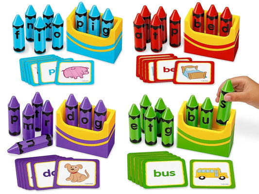 Letter Crayons Word Building Center - US 4027