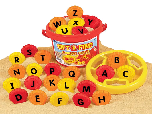 Sift & Find Alphabet Shells - US 6097