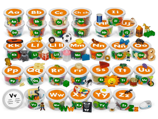 Spanish Alphabet Teaching Tubs - US 7085