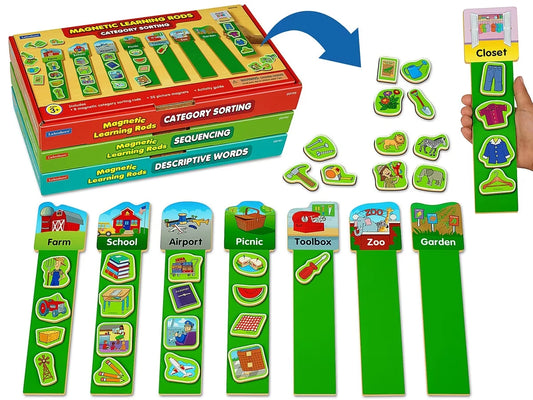 Magnetic Language Rods - Complete Set - US 8434