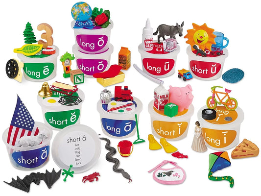 Vowel Teaching Tubs - US 4313