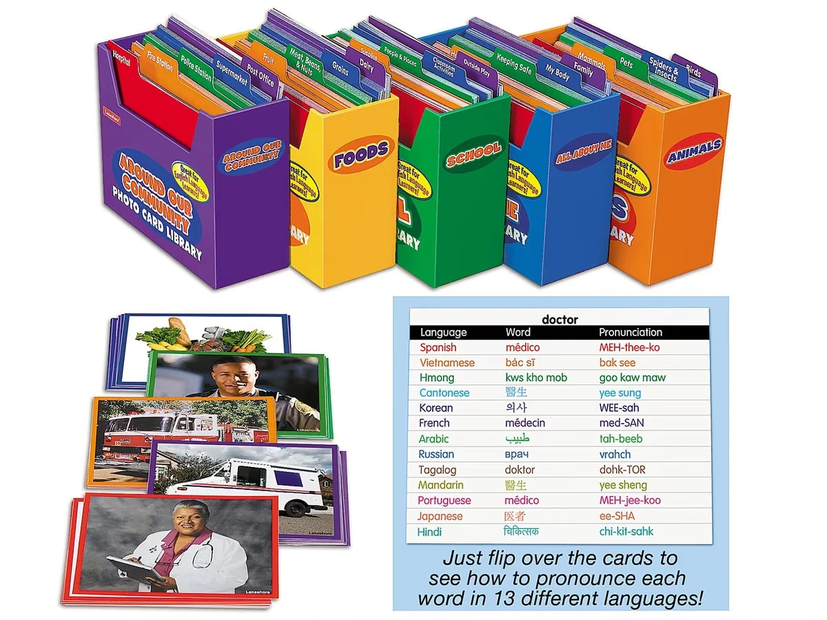 Vocabulary Development Photo Card Libraries - Complete Set - US 2859
