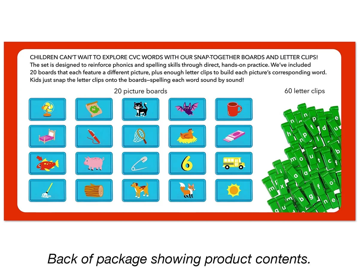 Snap & Build CVC Words - US 1821