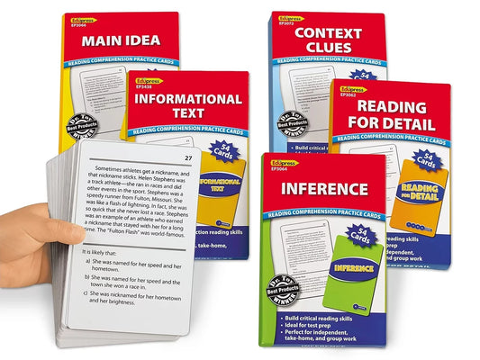 Comprehension Skills Practice Cards - Gr. 3-5 - US 6447