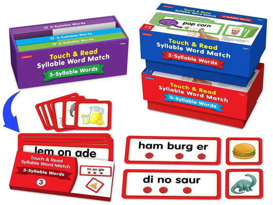 Touch & Read Syllable Word Match - Complete Set - US 8805