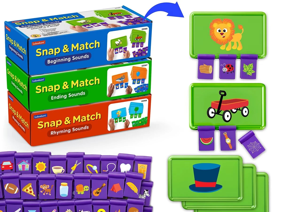 Snap & Match Phonemic Awareness - Complete Set - US 7038