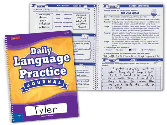 Daily Language Practice Journal - Gr. 4 - US 9263
