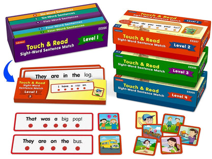 Touch & Read Sight-Word Sentence Match - Complete Set - US 4083