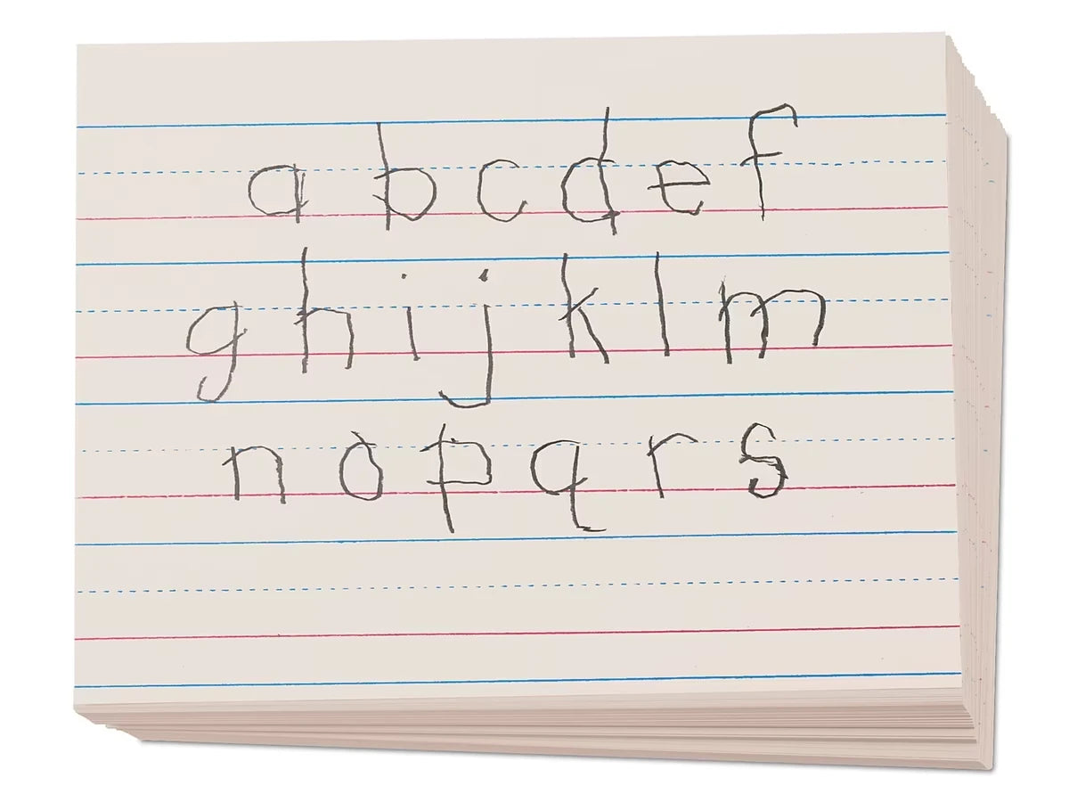 Red Baseline Ruled Newsprint - Pre K-Kindergarten - US 6977