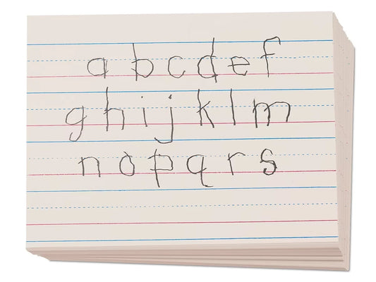 Red Baseline Ruled Newsprint - Pre K-Kindergarten - US 6977