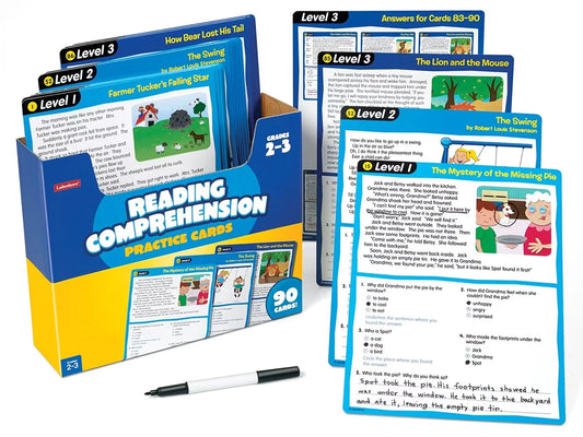 Reading Comprehension Practice Cards - Gr. 2-3 - US 2758