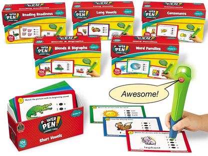 Power Pen!®  Reading Skills Quiz Cards - Complete Set - US 9651