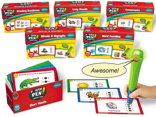 Power Pen!®  Reading Skills Quiz Cards - Complete Set - US 9651