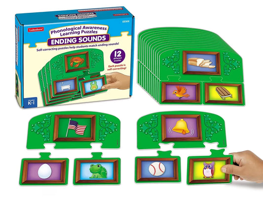 Ending Sounds Learning Puzzles - US 2158