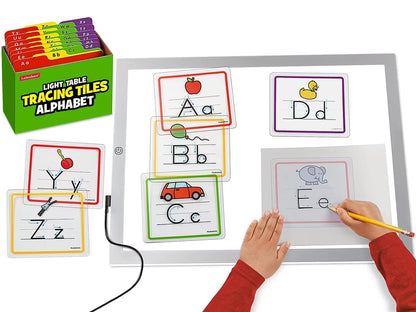 Light Table Alphabet Tracing Tiles - US 5394