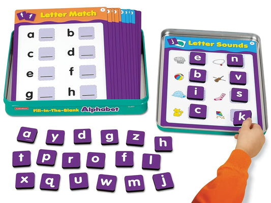 Alphabet Magnetic Activity Tin - US 1577