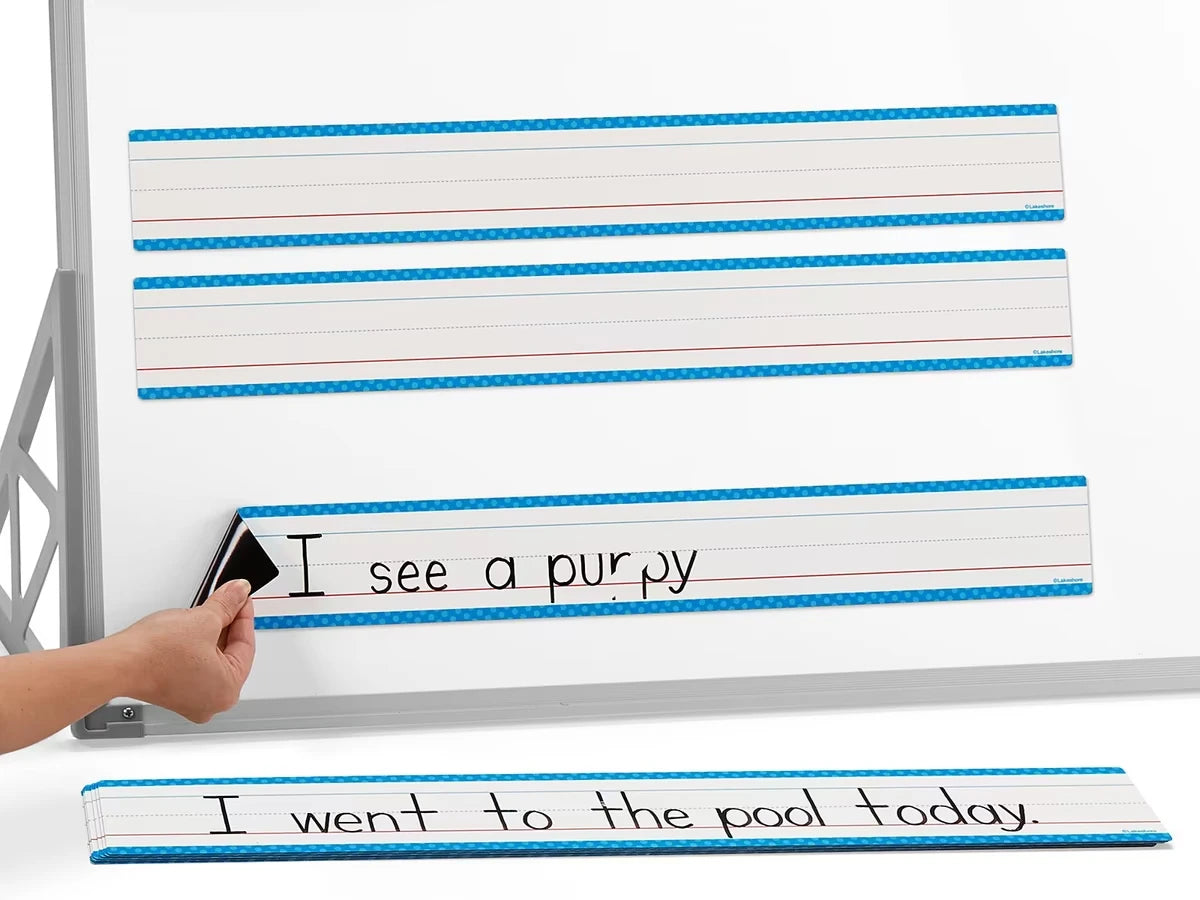 Magnetic Write & Wipe Sentence Strips - US 4608
