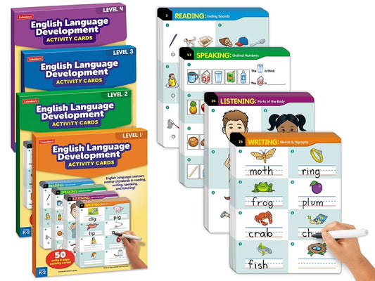 English Language Development Activity Cards - Complete Set - US 9287