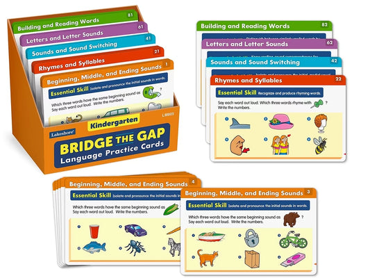 Bridge the Gap! Language Practice Cards - Kindergarten - US 4274