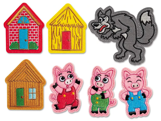 Three Little Pigs Storytelling Puppets - US 7266