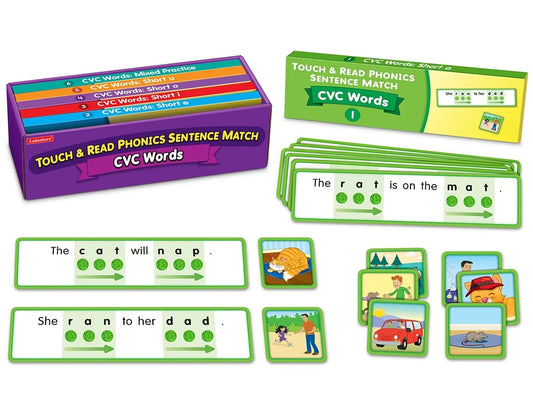 Touch & Read CVC Words Sentence Match - US 9303