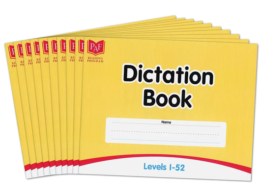 Levels 1-52 Dictation Books – Set of 10 - US 9833
