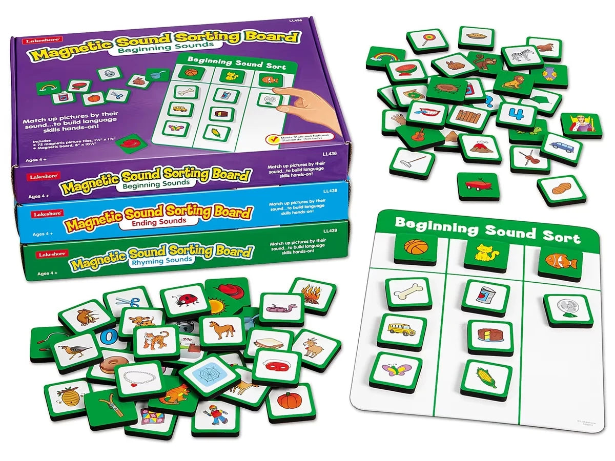 Magnetic Sound Sorting Boards - Complete Set - US 9518