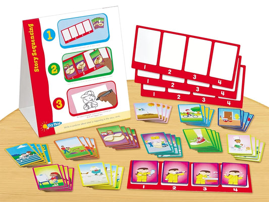 Story Sequencing Instant Learning Center - US 6118