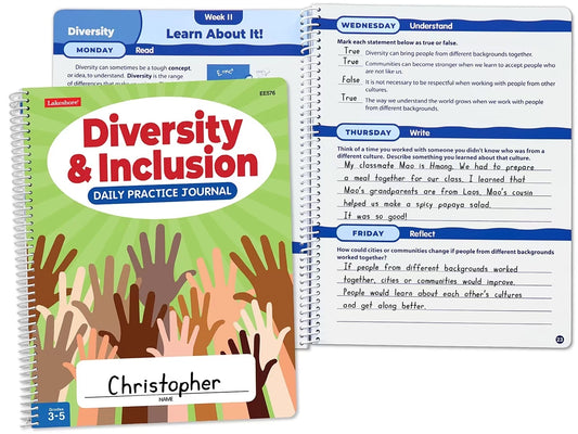 Diversity & Inclusion Daily Practice Journal - Gr. 3-5 at Lakeshore Learning - US 6411