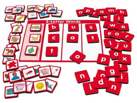 Build-A-Word! Magnet Board - 3-Letter Words - US 2376
