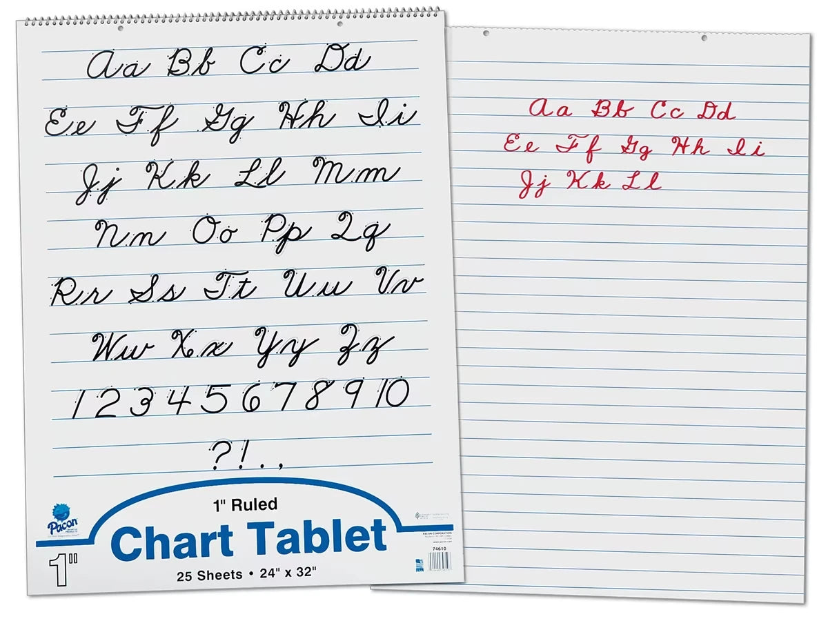 1" Ruled Chart Tablets - US 8493
