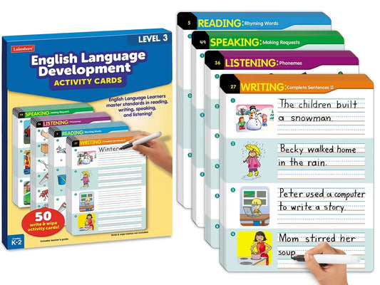 English Language Development Activity Cards - Level 3 - US 8556