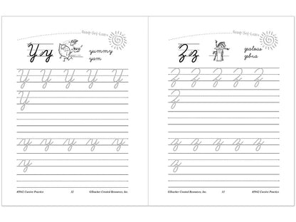 Cursive Writing Practice Workbook - US 8621