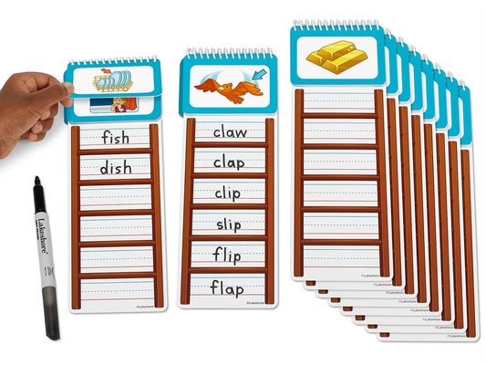 Write & Wipe Word Ladders - Blends & Digraphs - US 7546