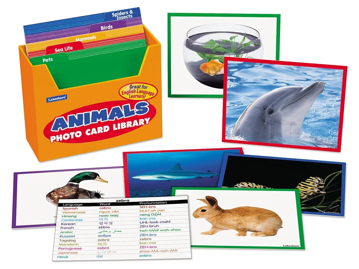Animals Vocabulary Development Photo Card Library - US 7226
