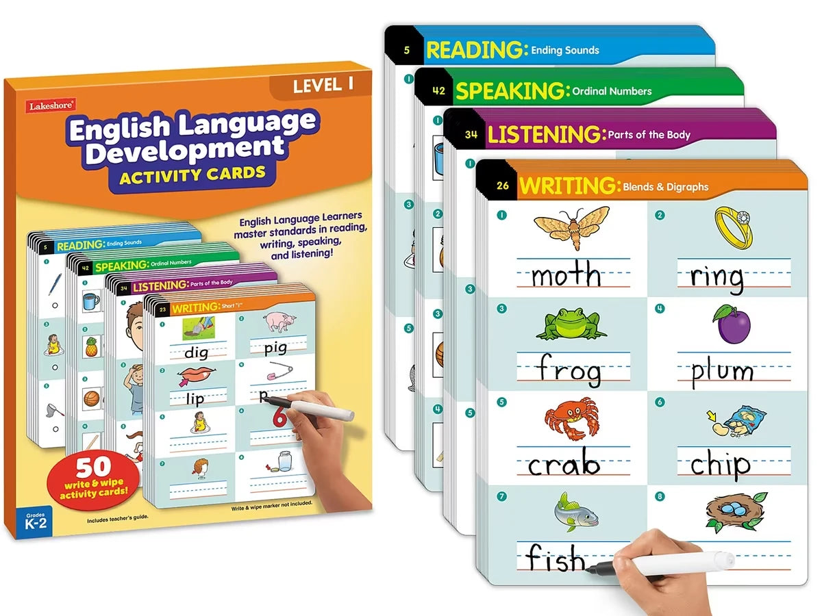 English Language Development Activity Cards - Level 1 - US 2714
