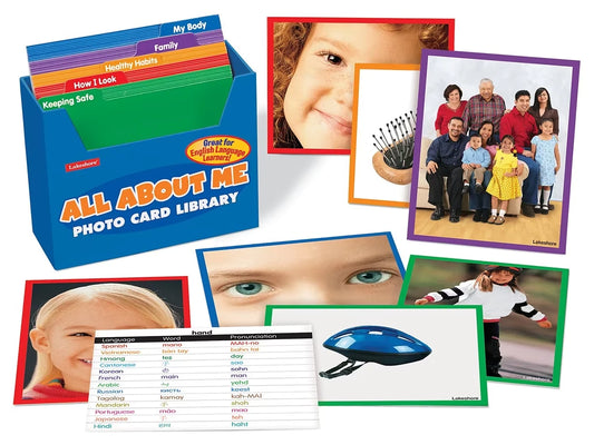 All About Me Vocabulary Development Photo Card Library - US 3509