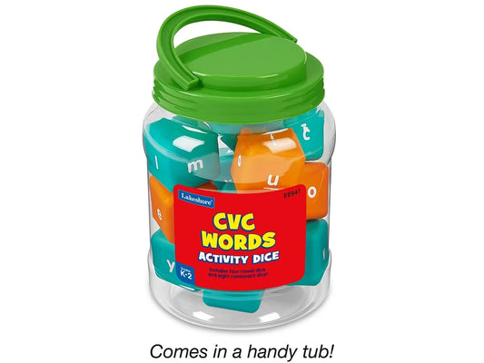 CVC Words Giant Activity Dice - US 7792