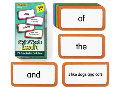 Sight-Words Flash Cards - Level 1 - US 9401