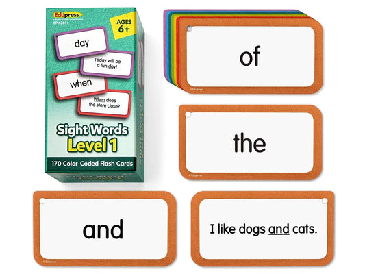 Sight-Words Flash Cards - Level 1 - US 9401