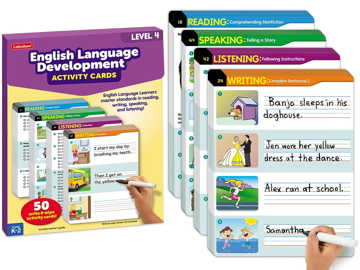 English Language Development Activity Cards - Level 4 - US 7370