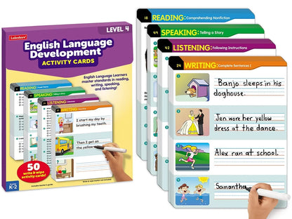 English Language Development Activity Cards - Level 4 - US 7370