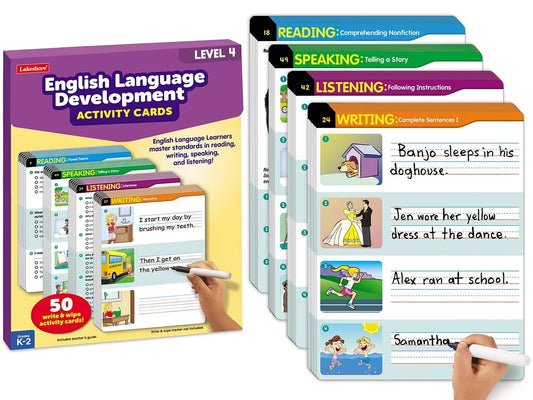 English Language Development Activity Cards - Level 4 - US 7370