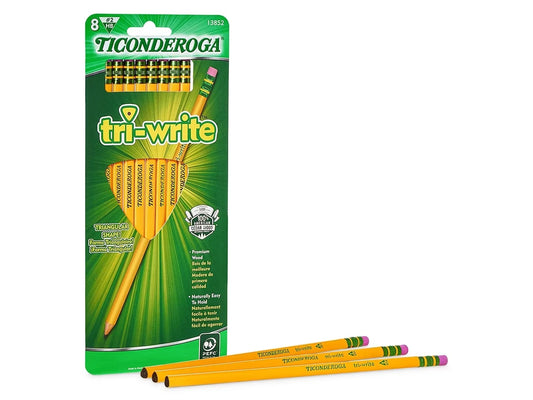 Ticonderoga® Tri-Write™ Pencils - Set of 8 - US 1974