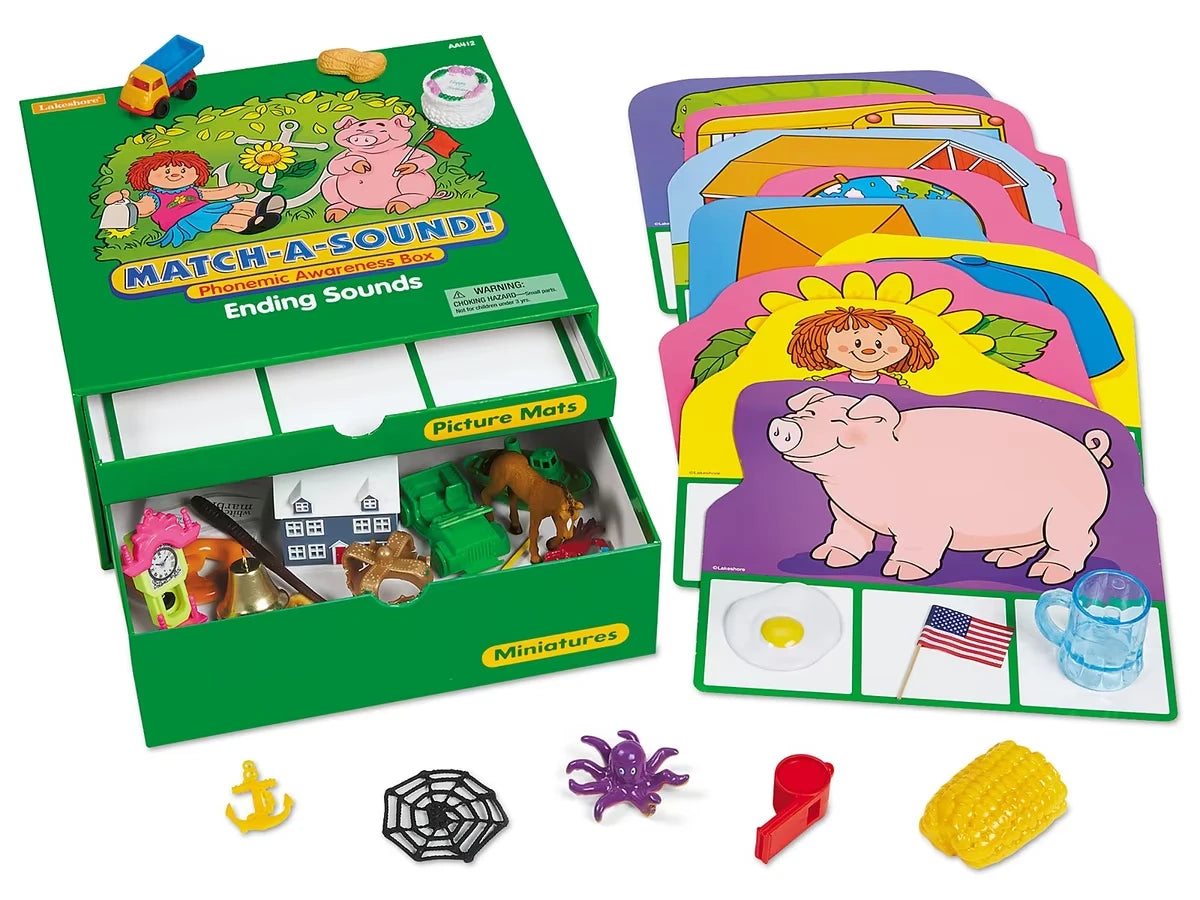 Ending Sounds Phonemic Awareness Box - US 8362