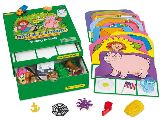Ending Sounds Phonemic Awareness Box - US 8362